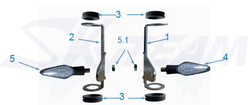 -Trex LED-Blinker 1 Stück 