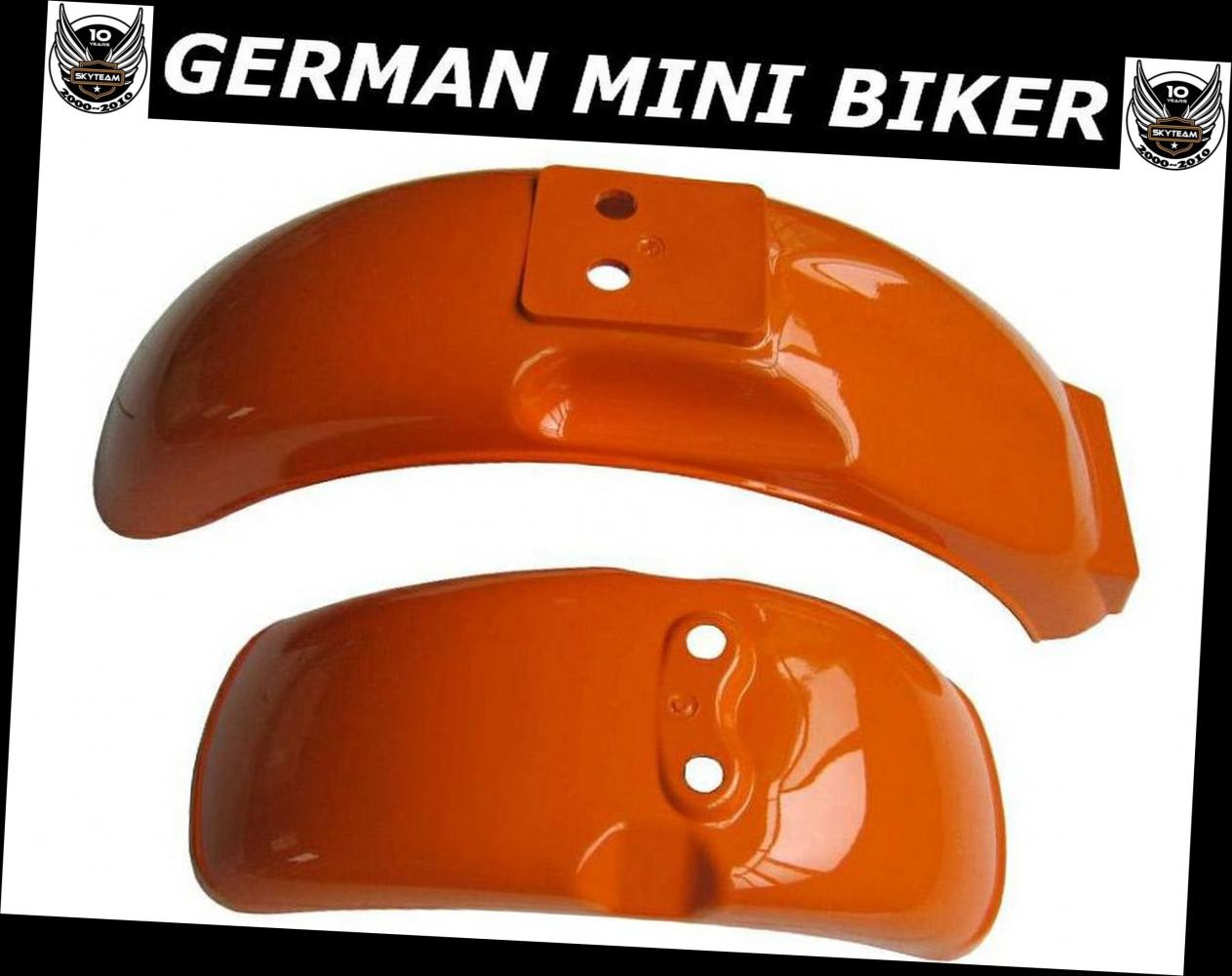 Schutzblech SET Skymini Orange vorn + Hinten 