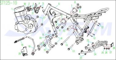 -Cobra Schalthebel 125cc 