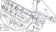 SCHALTTROMMEL MIT GABELN KOMPLETT ABB. 35 1P52FMI MOTOR 