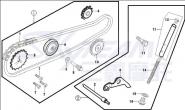 RITZEL AUF NOCKENWELLE STEUERKETTE 125CC ABB: 1.5 